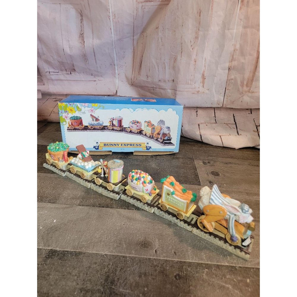 Bunny express 1996 Decor figure‎ Easter train set